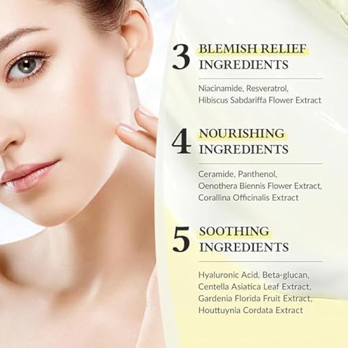 Antioxidant cream, barrier repair cream, daily cream, moisturizer, 345 Intensive repair, 50g, and refreshing, moisturizing and nourishing formula suitable for all - Image 4